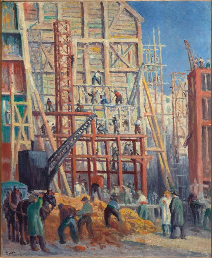 Maximilien Luce (1858-1941): Le chantier (1911), Musée d‘Orsay (ID: 78195), © RMN-Grand Palais (Musée d’Orsay) / Hervé Lewandowski.